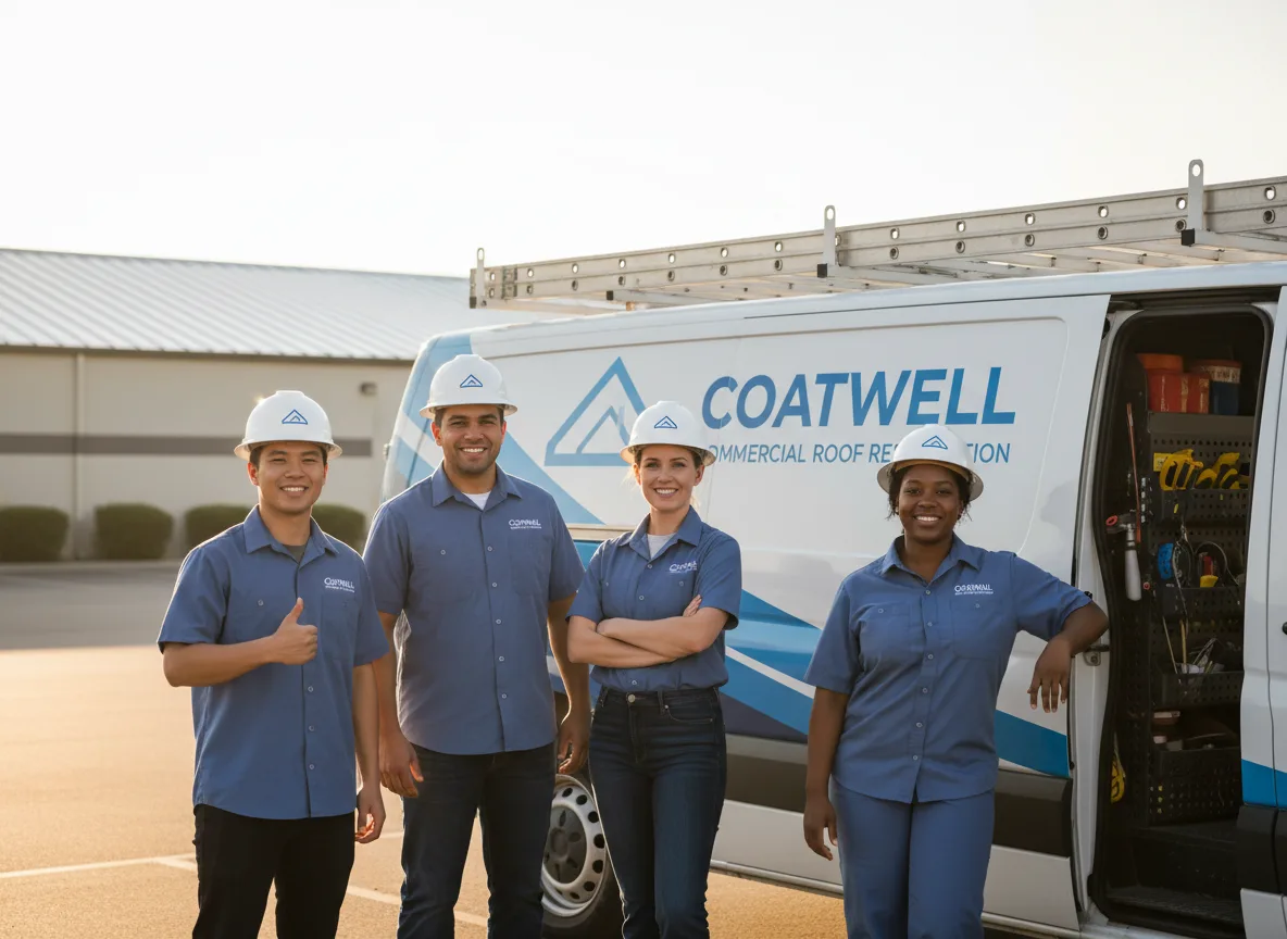 Commercial roof coating company in Wenham, MA